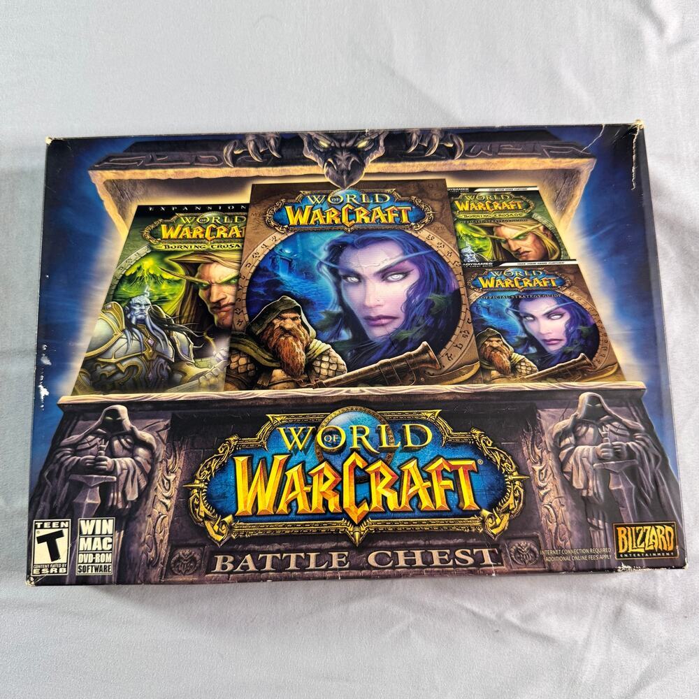 Blizzard World of Warcraft Battle Chest for Windows Mac DVD-Rom Software